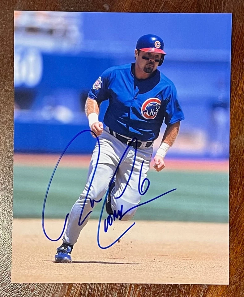 RON COOMER Signed 8x10 Photo Chicago Cubs Autograph - Image 1 of 1