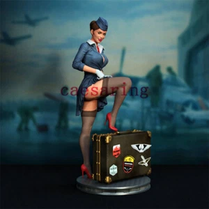Stewardess Figura Stampa 3D Modello Non Dipinto Scultura GK Kit Vuoto Nuovo Stock - Foto 1 di 4