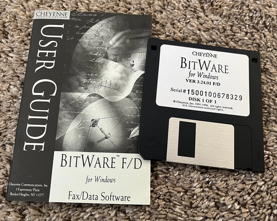 Cheyenne Bitware for Windows Version 3.24.01 for the PC on 3.5" disk - Image 1 of 1