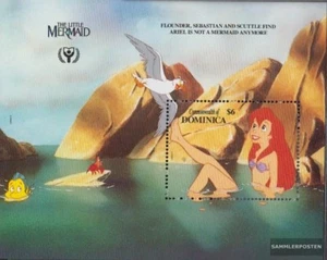 Dominica Bloque 190 (completa edición) nuevo con goma original 1991 walt-disney- - Imagen 1 de 1