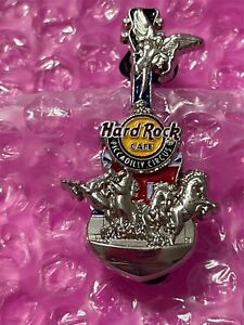 Hard Rock Cafe Pin Piccadilly Circus Core Statue Union Flag Fountain Guitar 