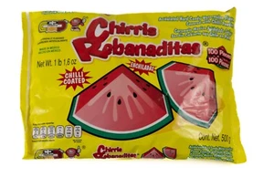 Chirris Rebanaditas Vero Mexican Hard Candy Watermelon With Chilli 100 Pieces - Picture 1 of 2
