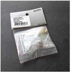 Vintage RC Heli Helicopter Align DS410M Servo Gear Set AGNK10461A HSP41034T NIB - Picture 1 of 2