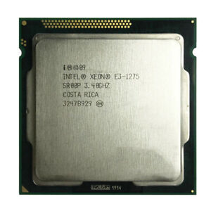 Intel Xeon E3-1275 CPU Quad Core 3.4GHz 8M SR00P GPU 95W LGA 1155 Processor