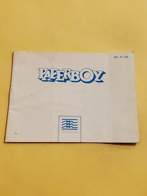paperboy nes Manual - Image 1 of 3