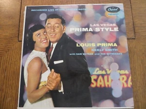 Louis Prima, Keely Smith – Las Vegas Prima Style - 1958 Capitol T-1010 Vinyl LP - Picture 1 of 5