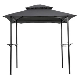 Gazebo griglia doppio livello 8x5 piedi ricambio per tenda barbecue copertura esterna US - Foto 1 di 17