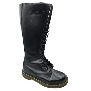 Dr. Doc Martens 11300 20-Loch Stiefel Damen US 6 Unisex Schwarz Schnürung Combat RAR - Bild 1 von 14
