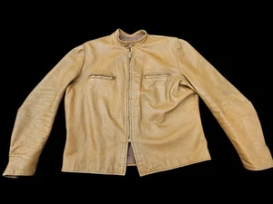Vintage AMF Harley Davidson Leather Jacket W/ Harley Patch - Picture 1 of 8