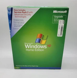 Microsoft Windows XP Home Edition Upgrade Service Pack 2 Big Box - Picture 1 of 6