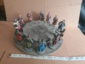 King Arthur And The Knights Of The Round Table Figurine Set By Sculptures UK - Picture 1 of 24