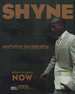 2004 Shyne Promo: Godfather Buried Alive Vintage Print Ad - Picture 1 of 1