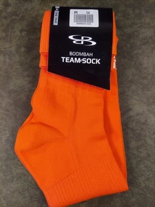 Boombah Team Sock Adult 9-12.5 Orange NEW Baseball Softball - Picture 1 of 5