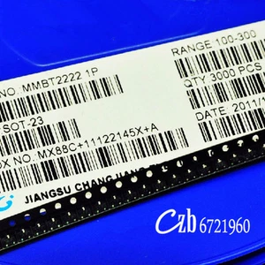 100PCS MMBT2222A MMBT2222 SOT-23 2N2222 SMD NPN Transistor - Picture 1 of 1