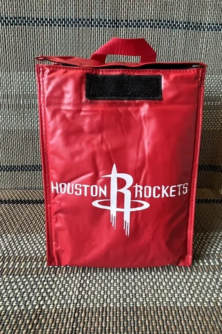NBA 10" tall Houston Rockets insulate lunch bags Cover