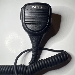 Pdflie Walkie Talkie Shoulder Mic Remote Hands Free External Speaker Microphone - Picture 1 of 4