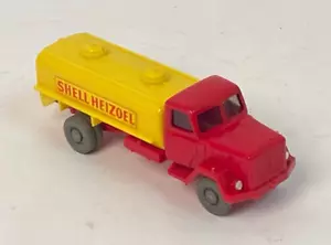 Wiking Germany HO 1:87 533 Magirus Saturn Tank Truck Shell Heizoel - Picture 1 of 3