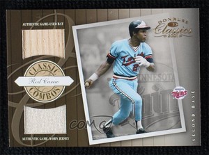 2001 Donruss Classics Classic Combos /100 Rod Carew #CC-30 HOF