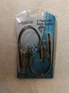 Homemate 2 Pack LED Book Lights, batteries included (New) - Picture 1 of 3