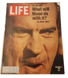 November 17, 1972 LIFE Magazine Nixon 1970's old Ads FREE SHIPPING Nov. lot 11 - Picture 1 of 16