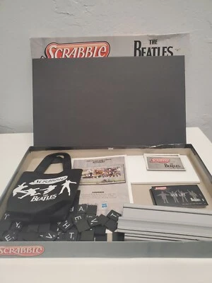 Scrabble The Beatles Edition Board Word Tile Game USAopoly Hasbro Complete - Image 1 of 4