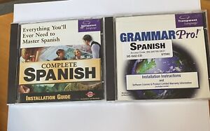 Grammar Pro Spanish and Complete Spanish CD-Rom