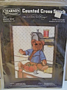 Neu Charmin Nähen Bär 9x12 Kreuzstich Set/XX1 - Bild 1 von 4