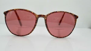 Lacoste 908 Marble Brown Oval Sunglasses FRAMES ONLY France - Picture 1 of 5