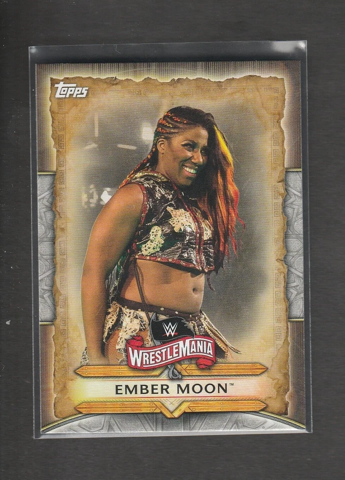 EMBER MOON   #WM-23  2020 WRESTLEMANIA  ROSTER CARD NICE!**** Foto 1 de 1
