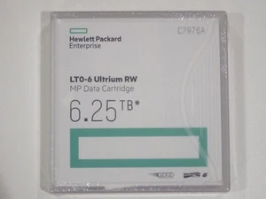 HP Enterprise HPE LTO-6/Ultrium-6 MP Data Tape/Cartridge 6.25TB C7976A NEW - Photo 1/3