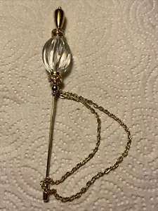 Vintage GROSSE facettierte Mütze Pin oder Stick Pin - Bild 1 von 8