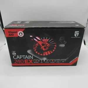DEEPCOOL Gamer Storm CAPTAIN 240EX-AIO CPU Liquid Cooler 240mm - RED - Zdjęcie 1 z 6
