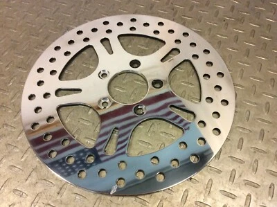 85 - 99 Harley Davidson Softail DNA 11.5 Polished Disc Front Rotor M-RT-1042 - Image 1 of 4