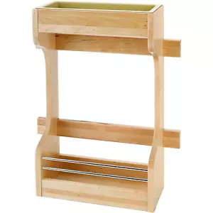 Rev-A-Shelf Maple Cabinet Door Mount 2-Shelf Storage Organizer, 18 Inch Cabinet - Picture 1 of 6