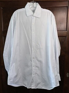 William Barry Button Up Long Sleeve Shirt Made In USA - Picture 1 of 9