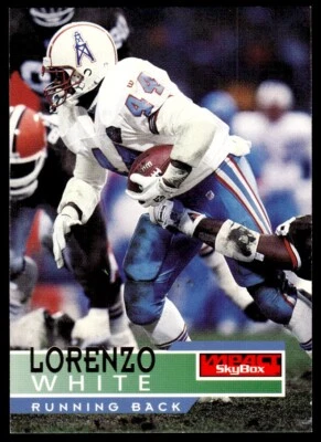 1995 SkyBox Impact Lorenzo White Houston Oilers #60 - Image 1 of 2