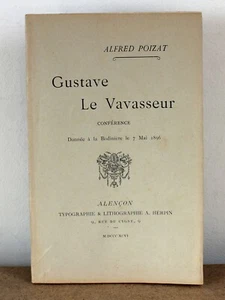Gustave Le Vavasseur Conférence Alfred Poizat 1896 - Picture 1 of 4