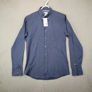 Reiss Shirt Mens Small Blue Carmichael Slim Fit Button Down $90 MSRP - Picture 1 of 11