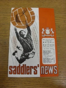11/03/1967 Walsall v Watford . Thanks for viewing this item offered to you by B - Picture 1 of 1