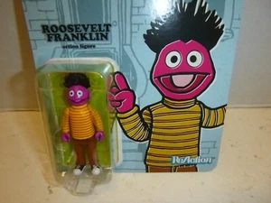 NEW 3.75" Roosevelt Franklin (MOC) Sesame Street Wave 4 ReAction (2025) Super7 - Picture 1 of 3
