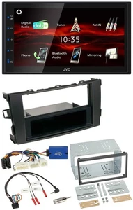 JVC USB Bluetooth Lenkrad DAB 2DIN Autoradio für Toyota Auris 2011-2012 schwarz - Bild 1 von 11