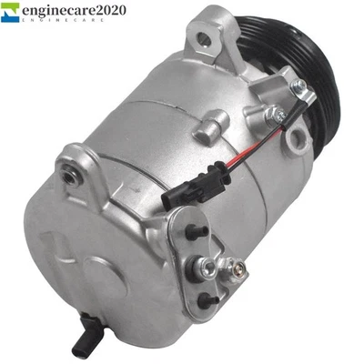 A/C Compressor For 2014-2018 Chevy Silverado GMC Sierra 1500 Pickup 4.3 5.3 6.2L - Image 1 of 4