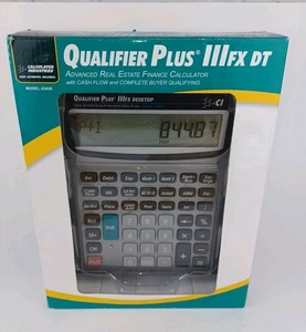 Calculated Industries Qualifier Plus IIIfx Desktop 43430 wissenschaftlicher Taschenrechner - Bild 1 von 4
