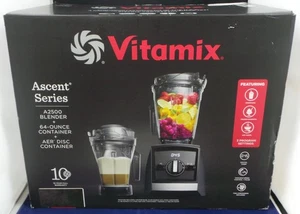 Vitamix Ascent Series A2500 Mixer & AER Disc Behälter Schwarz (VM0185A) - NEU - Bild 1 von 4