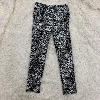 adivina pantalón ajustado leopardo blanco negro talla 2 Foto 1 de 4