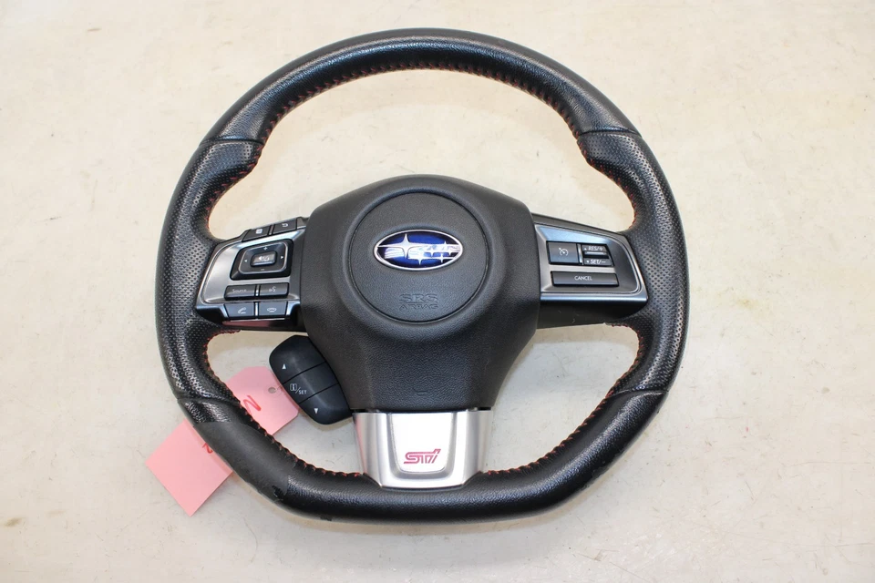 Conjunto de volante Subaru WRX STI 2015-2017 OEM NE72 Foto 1 de 4
