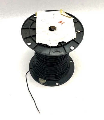 Alambre y cable Allied MIL-W-76B-16G cable de conexión, negro ABT ~ ROLLO DE 600 PIES Foto 1 de 4