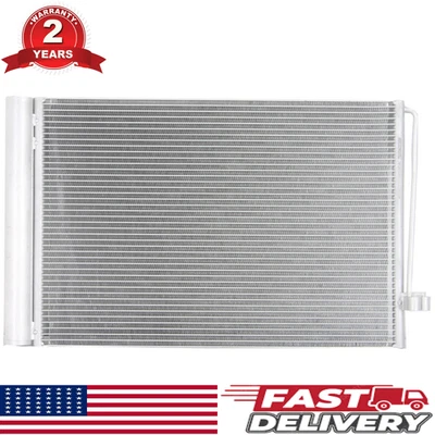 AC Condenser w/ Receiver Drier for BMW 525i 528i 530i 550i 645Ci 650i 745i M5 M6 - Image 1 of 4