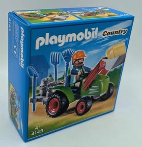 PLAYMOBIL 4143 Trattore Multifunzione Fattoria Trattore Agricoltore Farm NUOVO - Foto 1 di 10