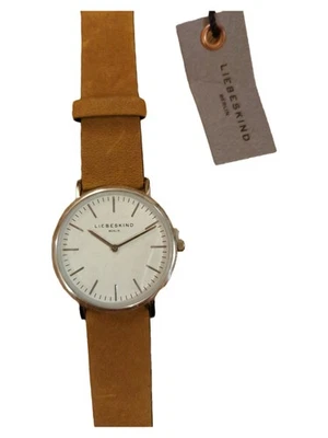 Liebeskind Damen Armbanduhr Klassisch Braun Leder Uhr - Bild 1 von 4